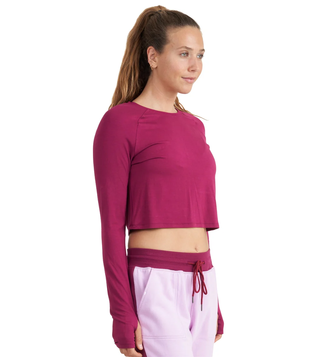 Thrive Societe Ruched Back Long Sleeve