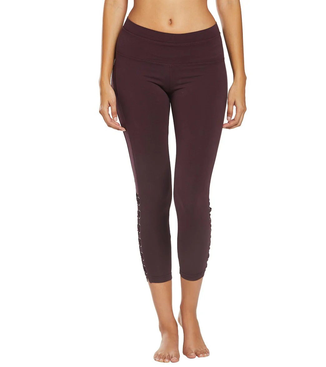 Hard Tail Laced Yoga Capris