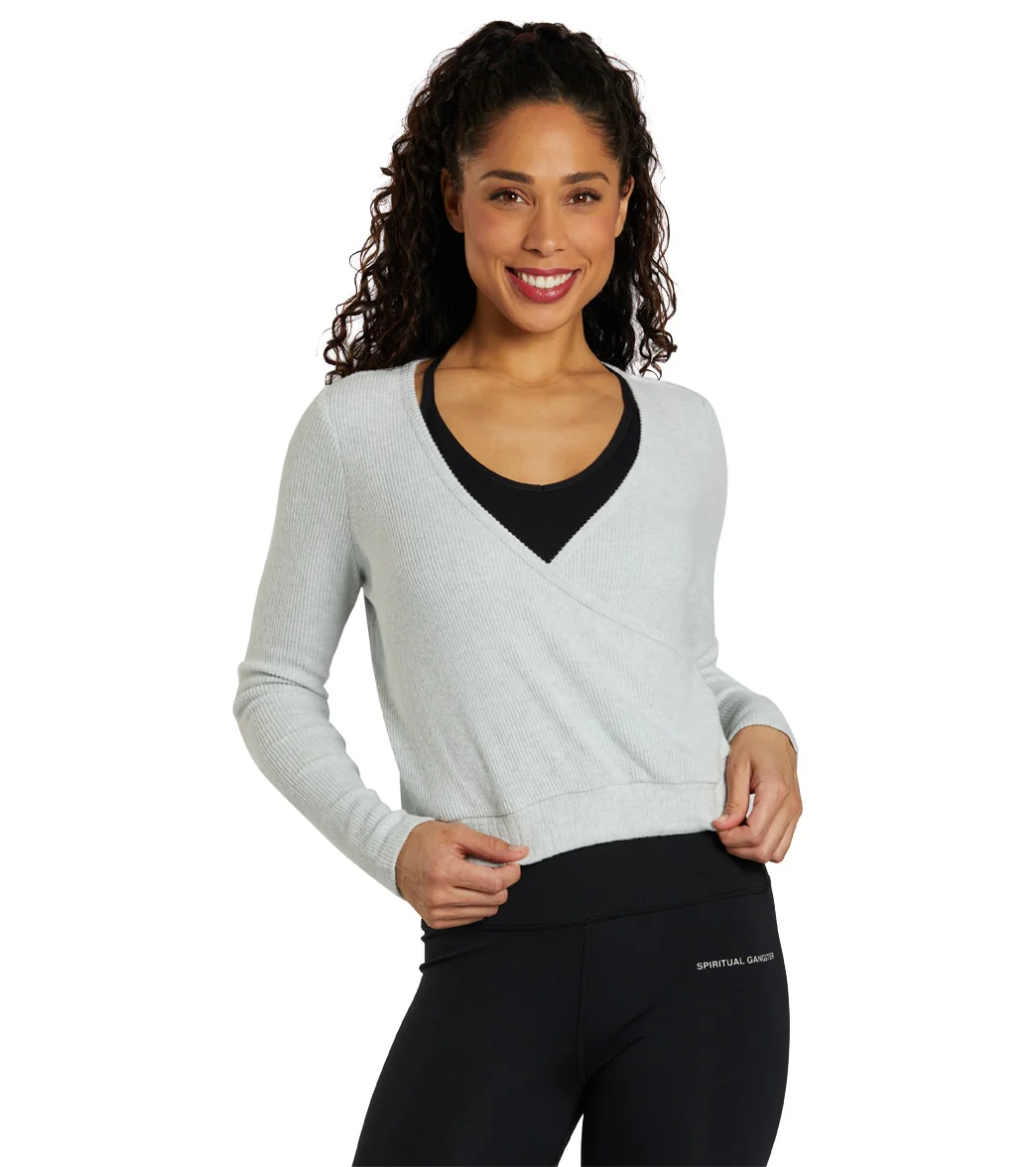 Spiritual Gangster Surplice Smock Wrap