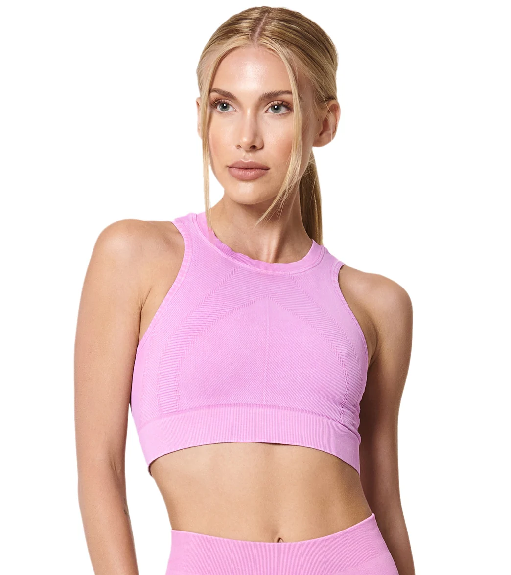 NUX One By One Seamless Yoga Crop Top