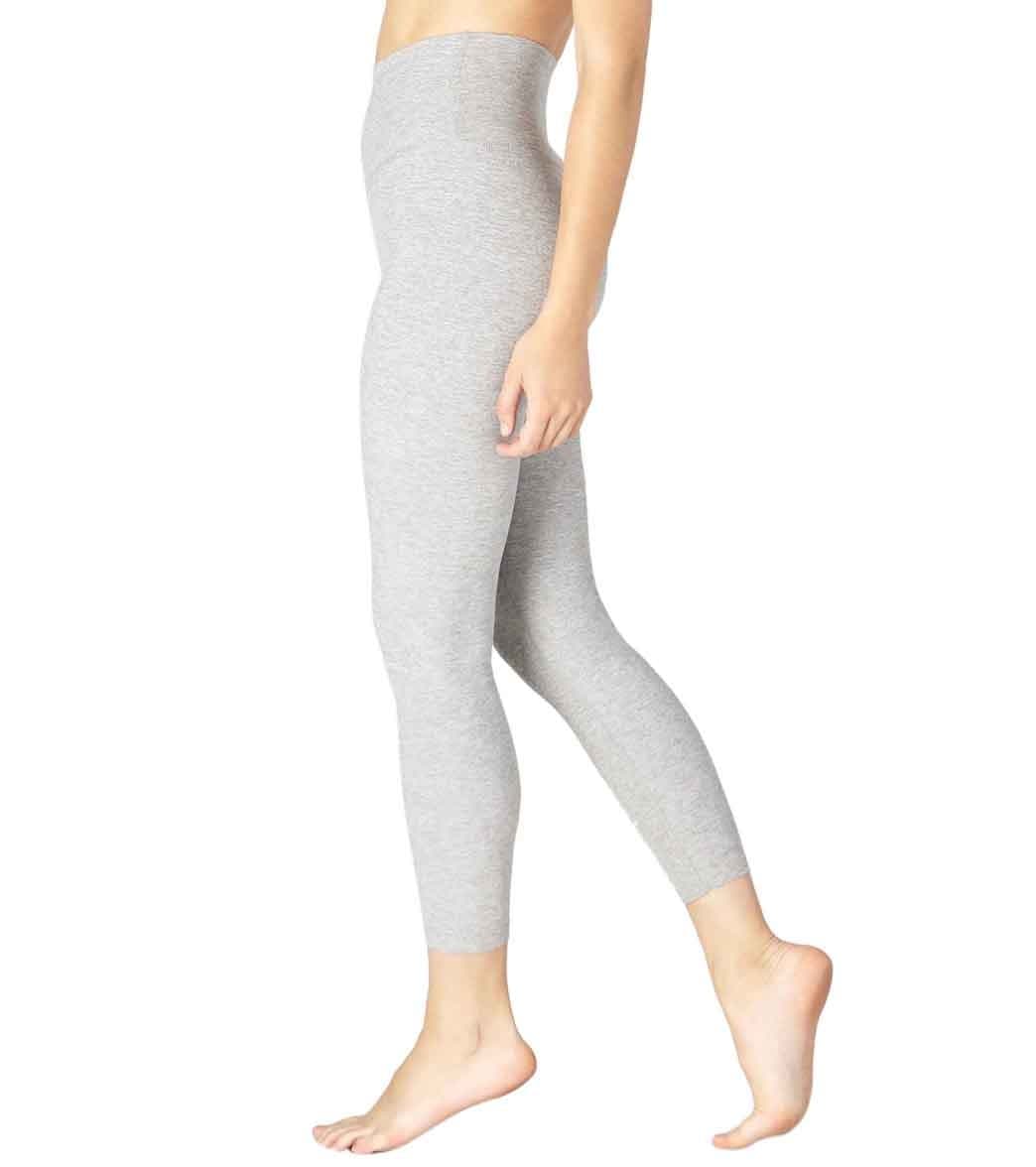 Beyond Yoga Spacedye High Waisted Caught In The Midi 7/8 Yoga Leggings Silver Mist