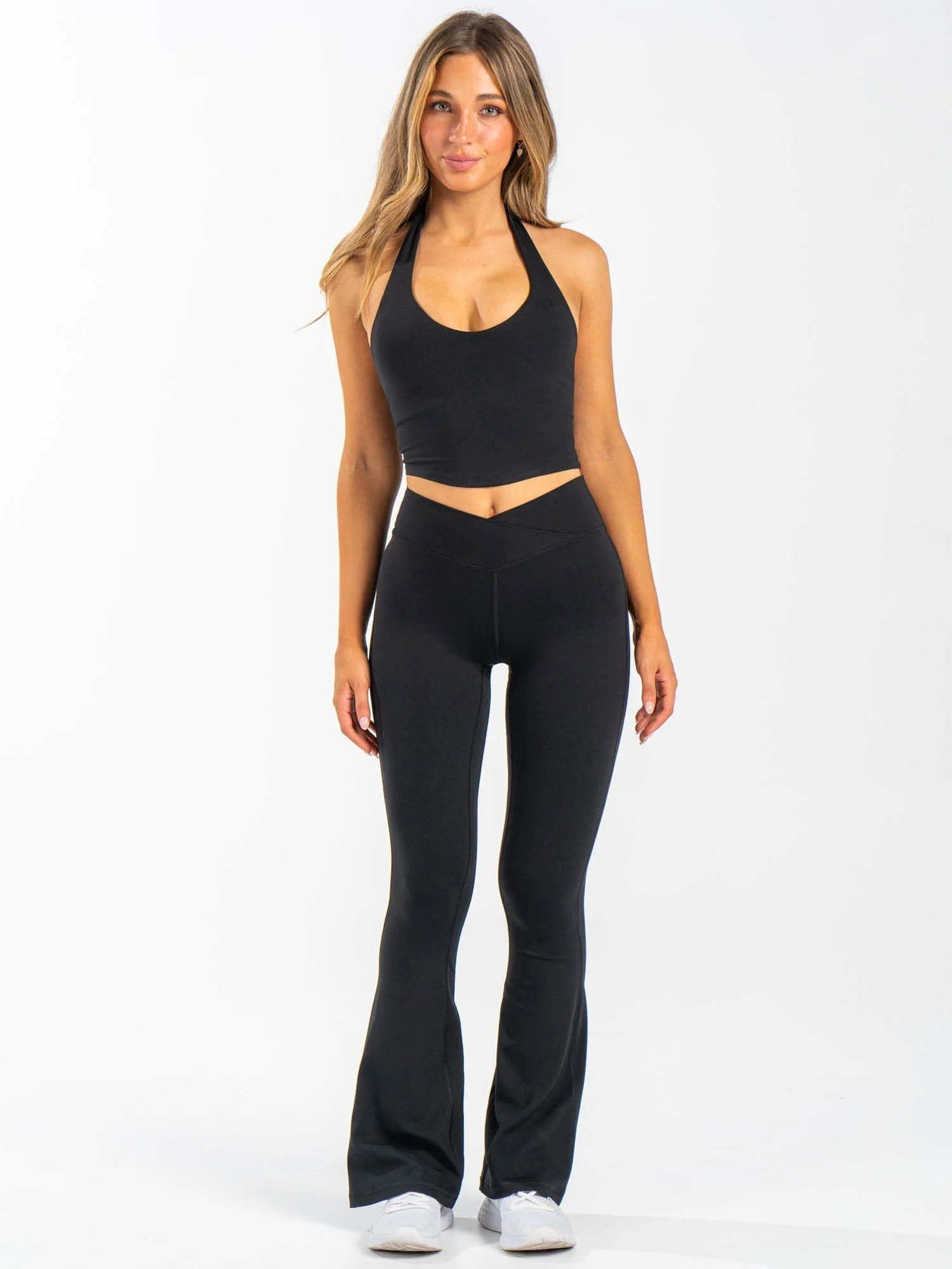 NKD Halter Shelf Tank - Black