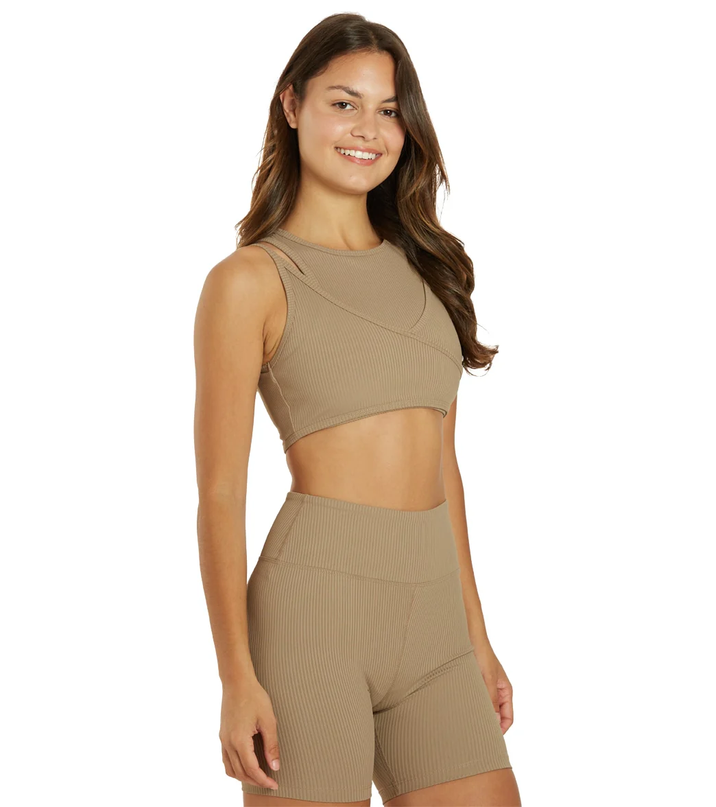 Year of Ours Ribbed Wrap Bra