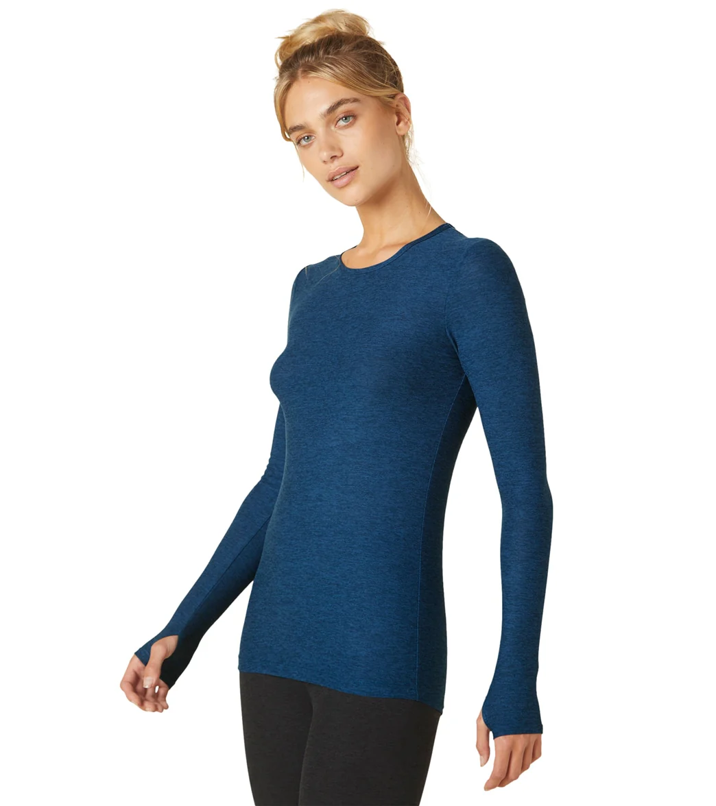 Beyond Yoga Featherweight Spacedye Classic Crew Pullover