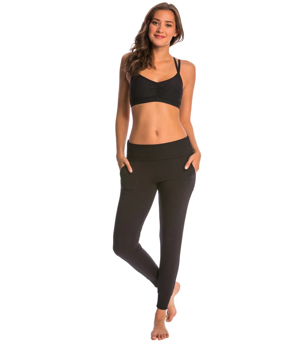 Beyond Yoga Cozy Fleece Foldover Long Sweatpant Joggers