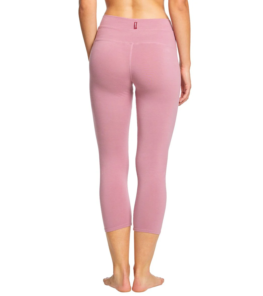 Hard Tail High Rise Cotton Yoga Capris