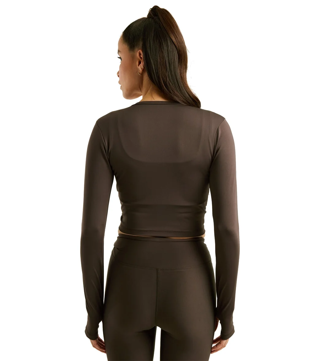 Year of Ours Tie Front Long Sleeve