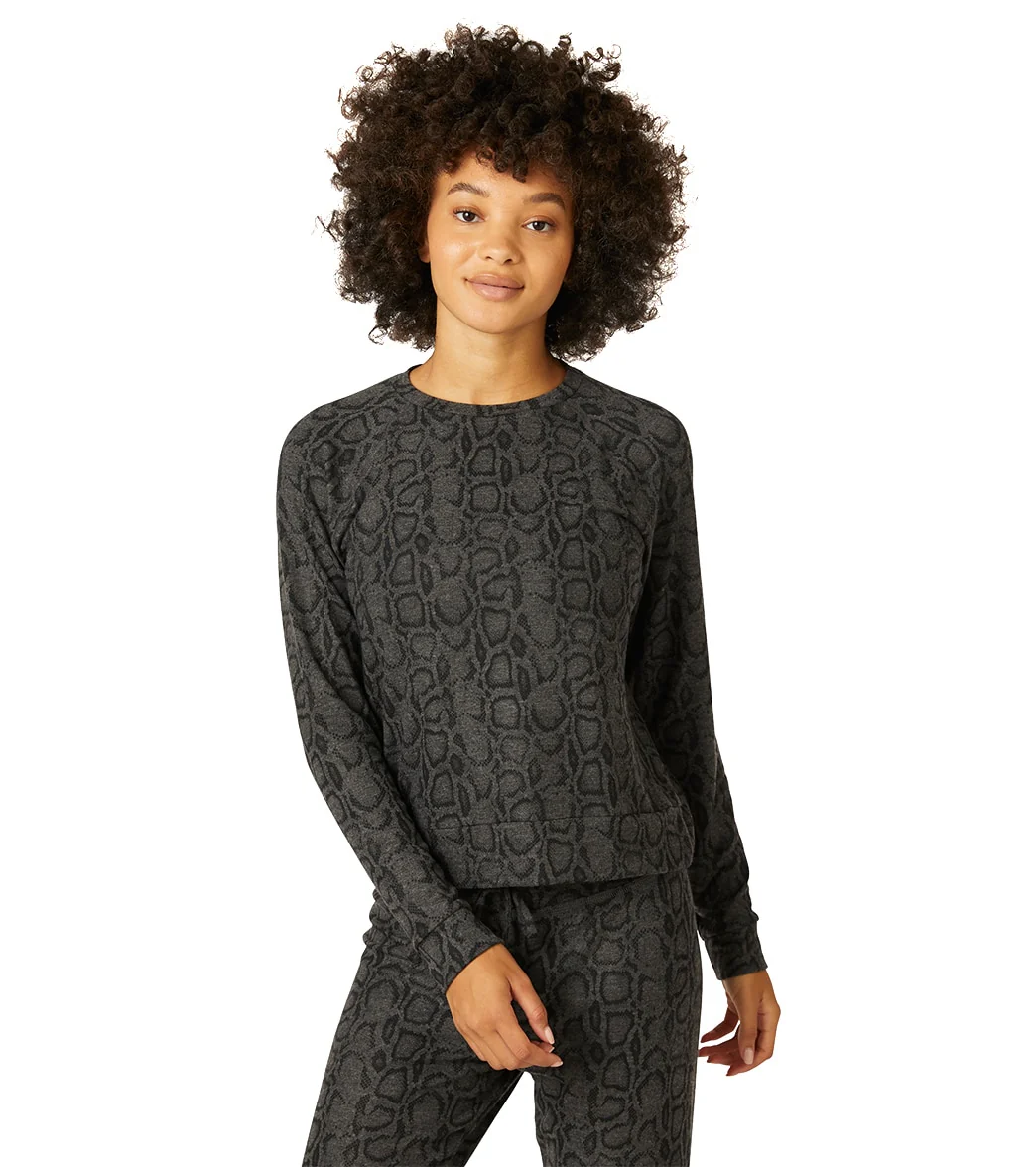 Beyond Yoga Hacci Favorite Raglan Crew Yoga Pullover