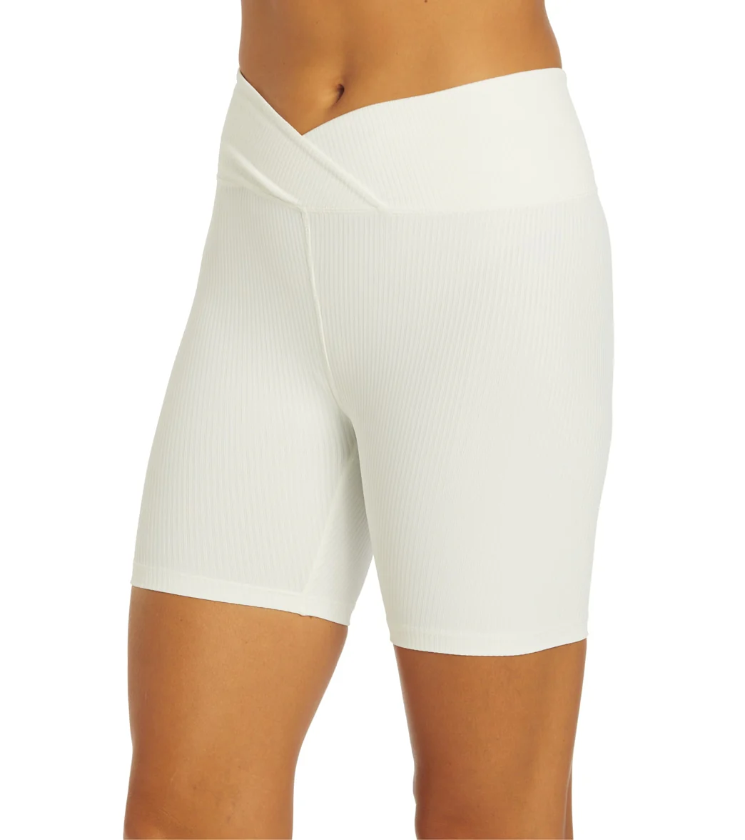 Year of Ours Ribbed V Waist Biker Shorts