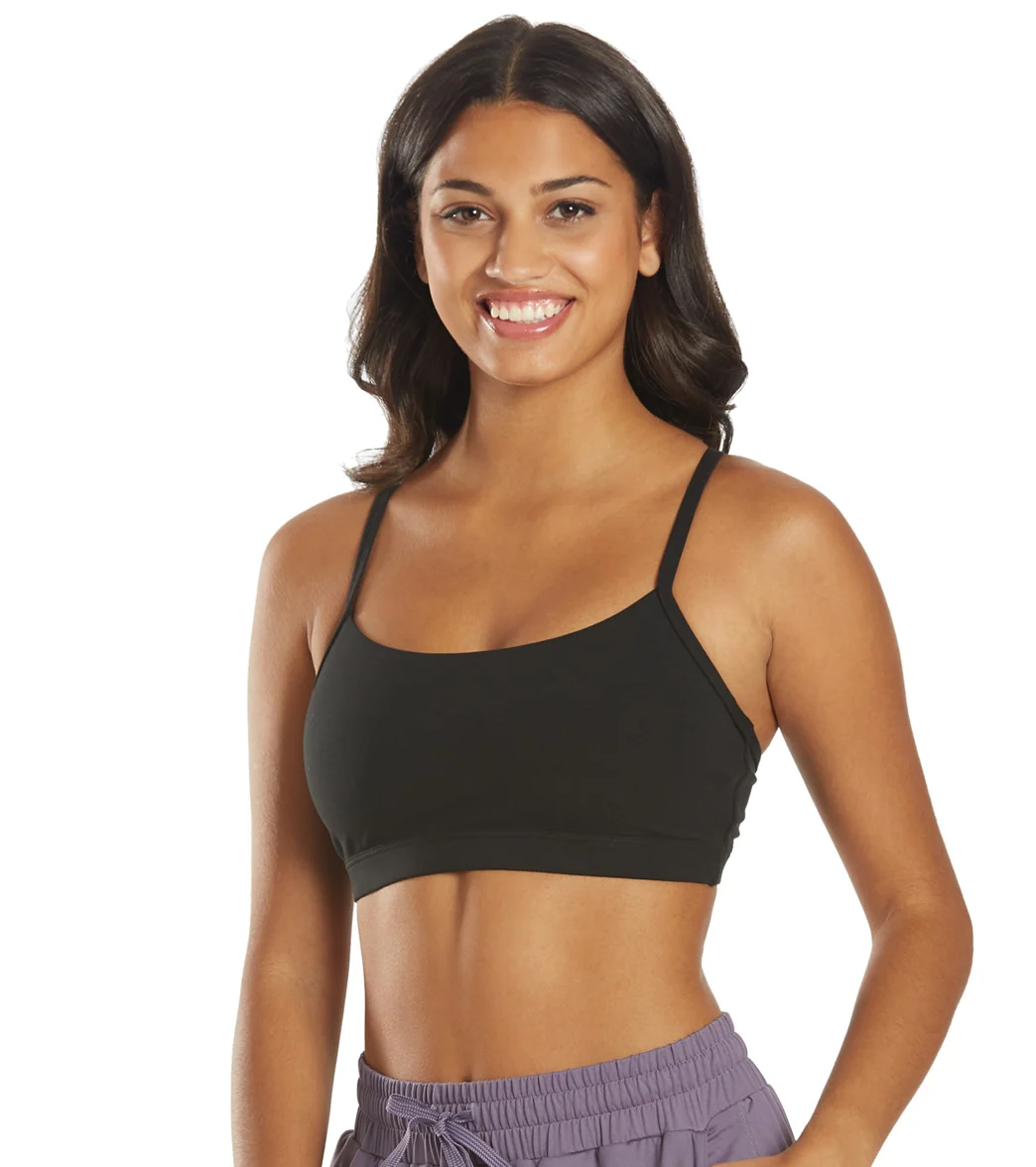 Everyday Yoga Delight Solid Racer Back Sports Bra