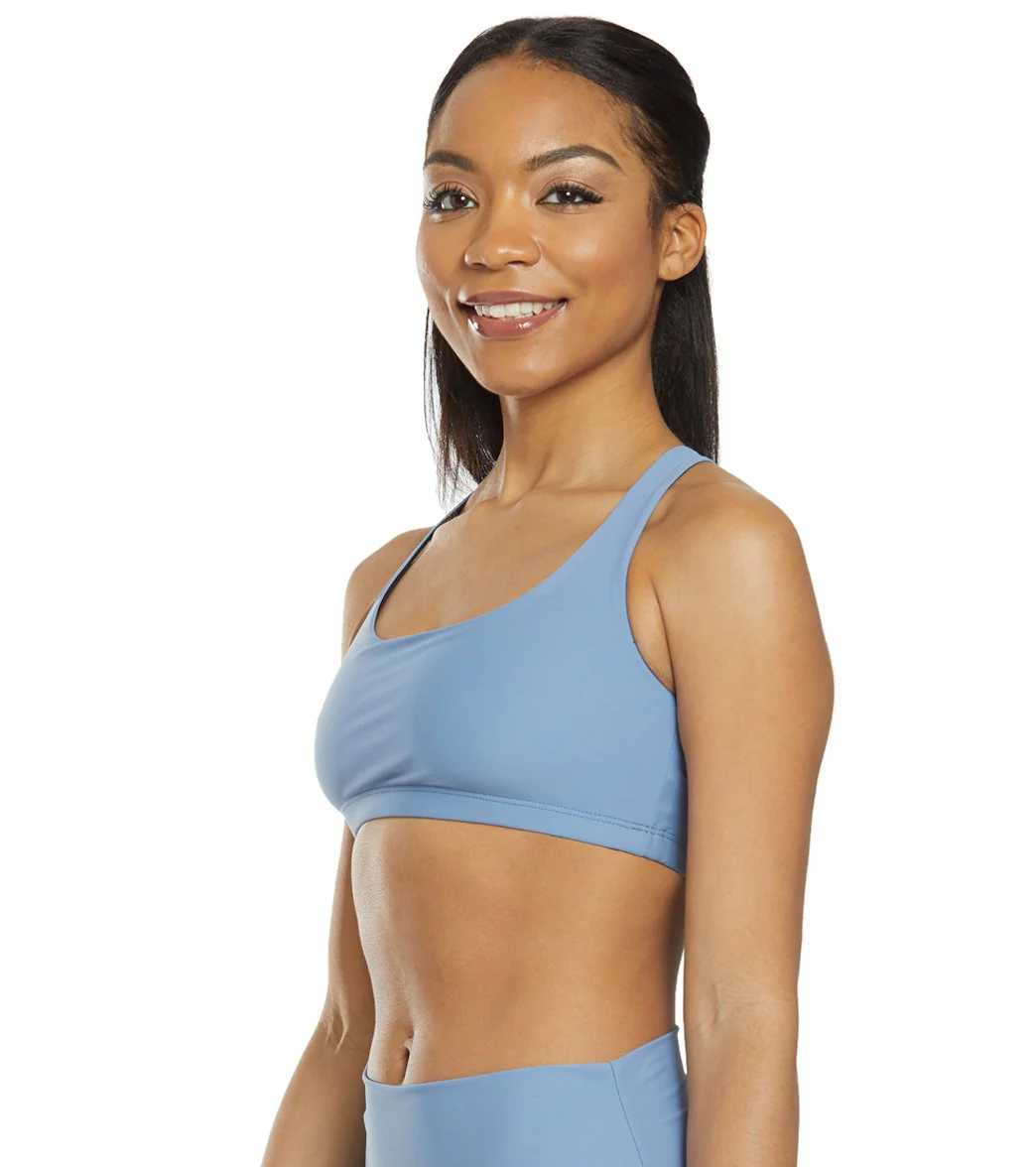 Onzie Chic Yoga Sports Bra Pewter