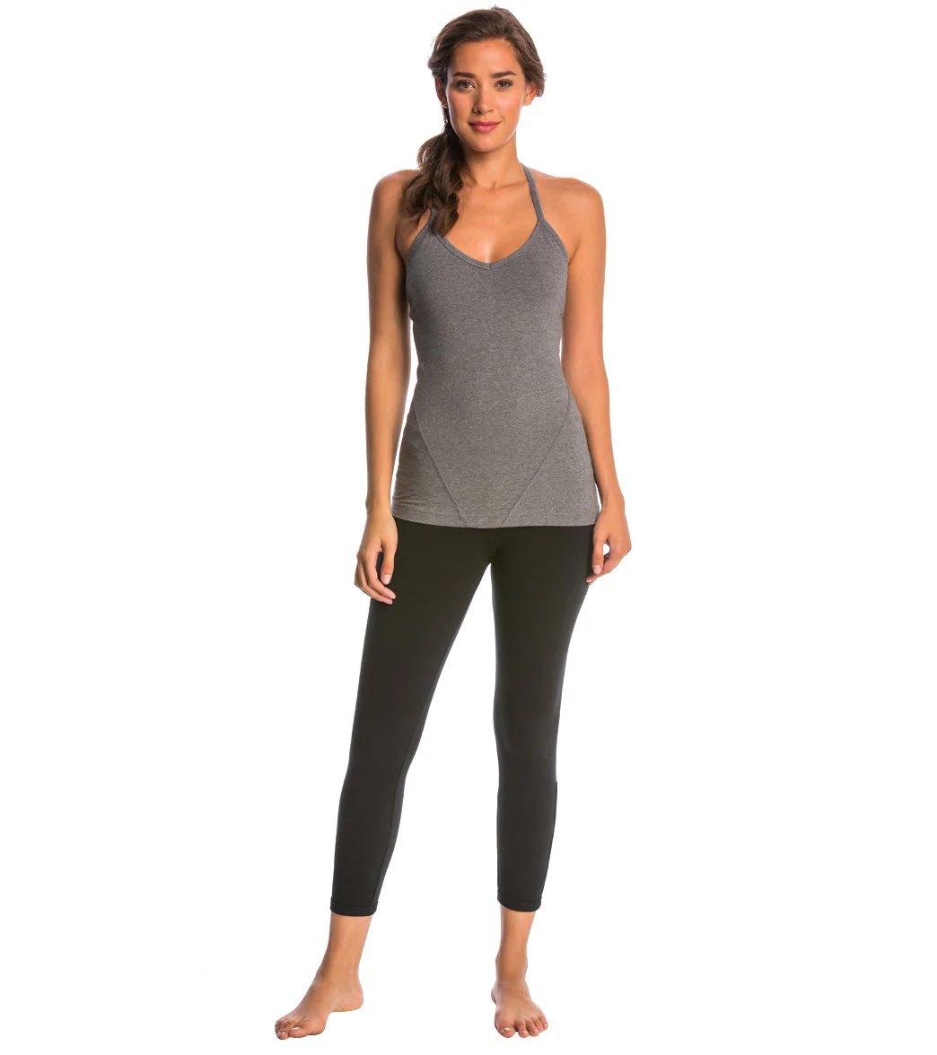 Hard Tail Contour Rolldown Cropped Cotton Yoga Leggings