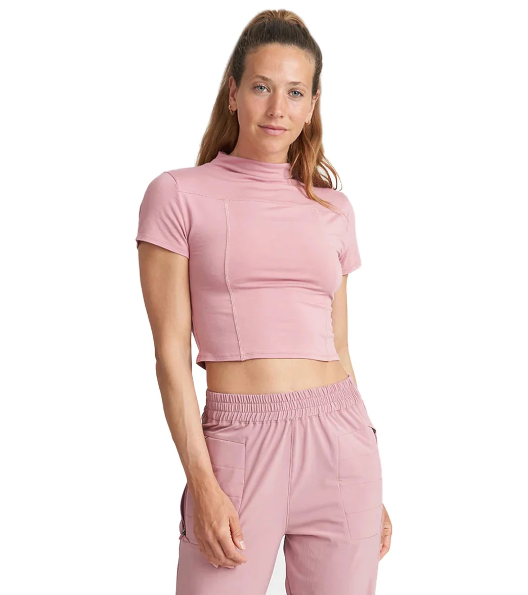 Thrive Societe Mock Neck Tee