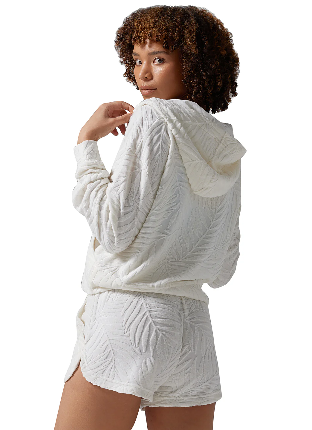 Tavi Palm Terry Zip Hoodie