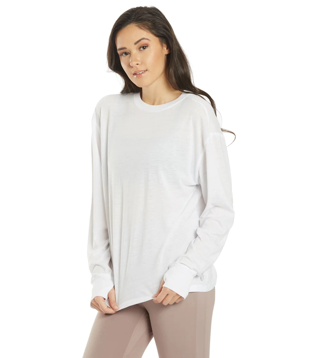 Free People Keep Rolling Long Sleeve Top