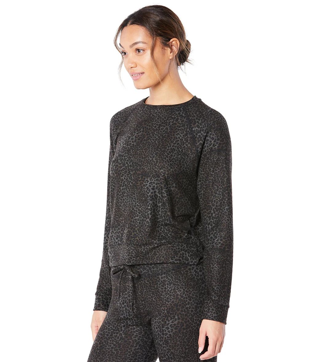 Beyond Yoga Hacci Favorite Raglan Crew Yoga Pullover