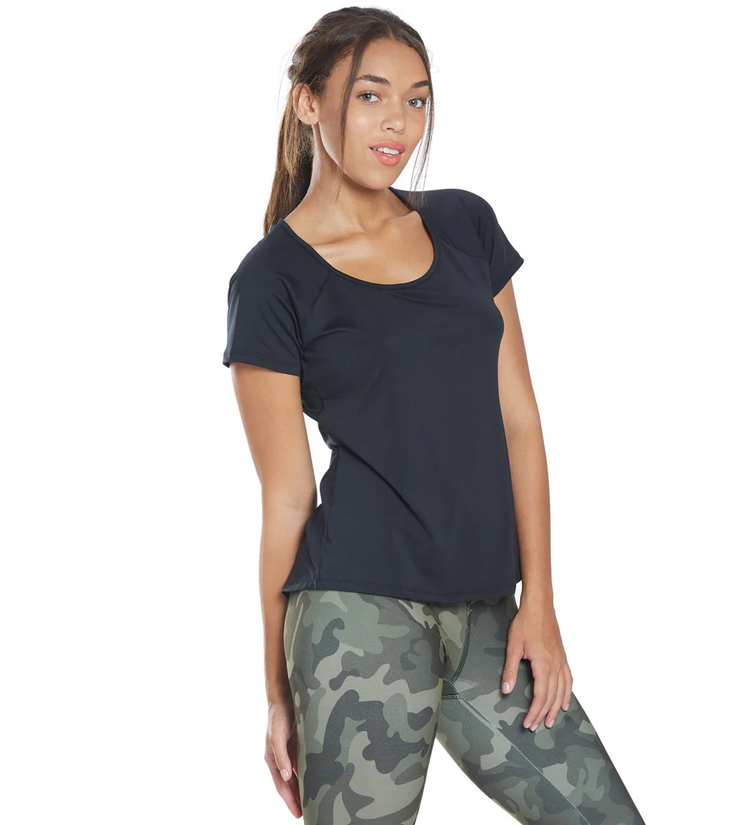 Marika Huntington Short Sleeve Yoga Tee