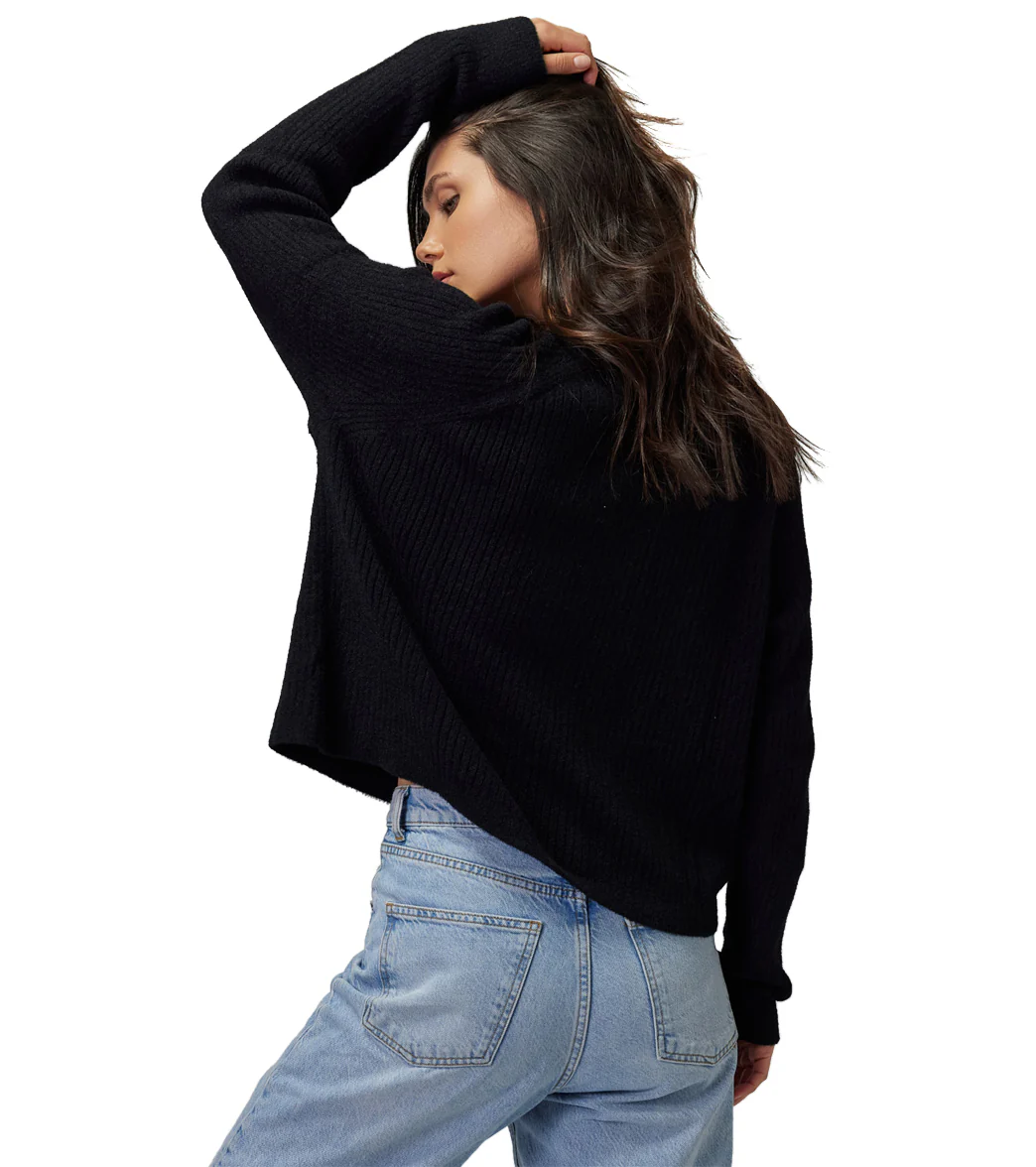 Spiritual Gangster Chenille Raglan Crew Sweater