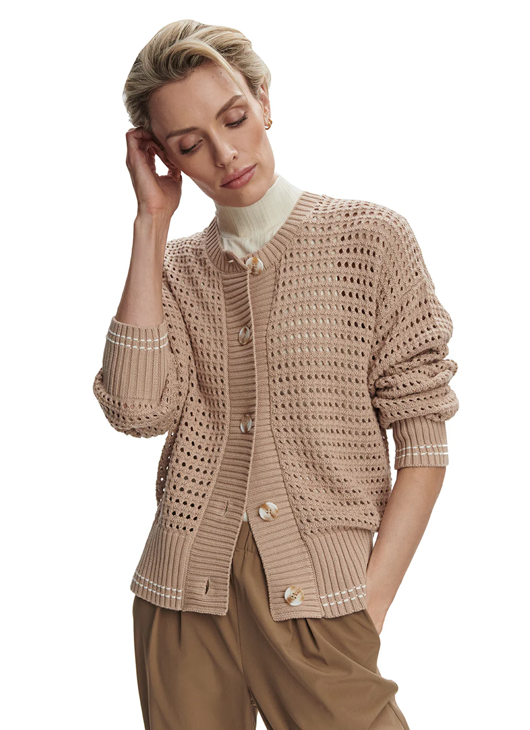 Varley Kris Relaxed Fit Knit Cardigan