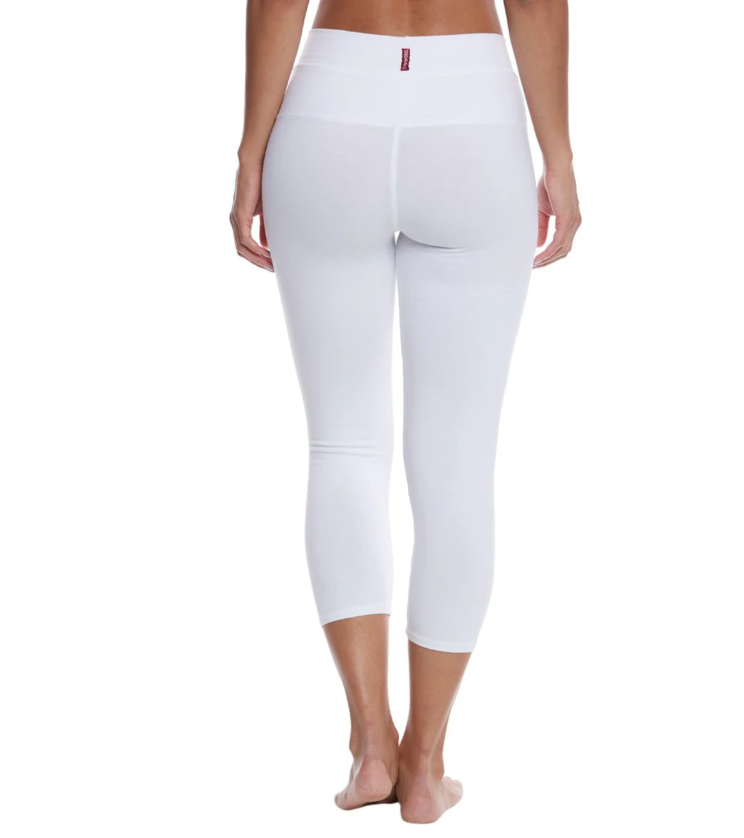 Hard Tail High Rise Cotton Yoga Capris