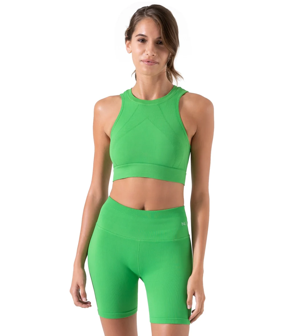 NUX One By One Seamless Yoga Crop Top