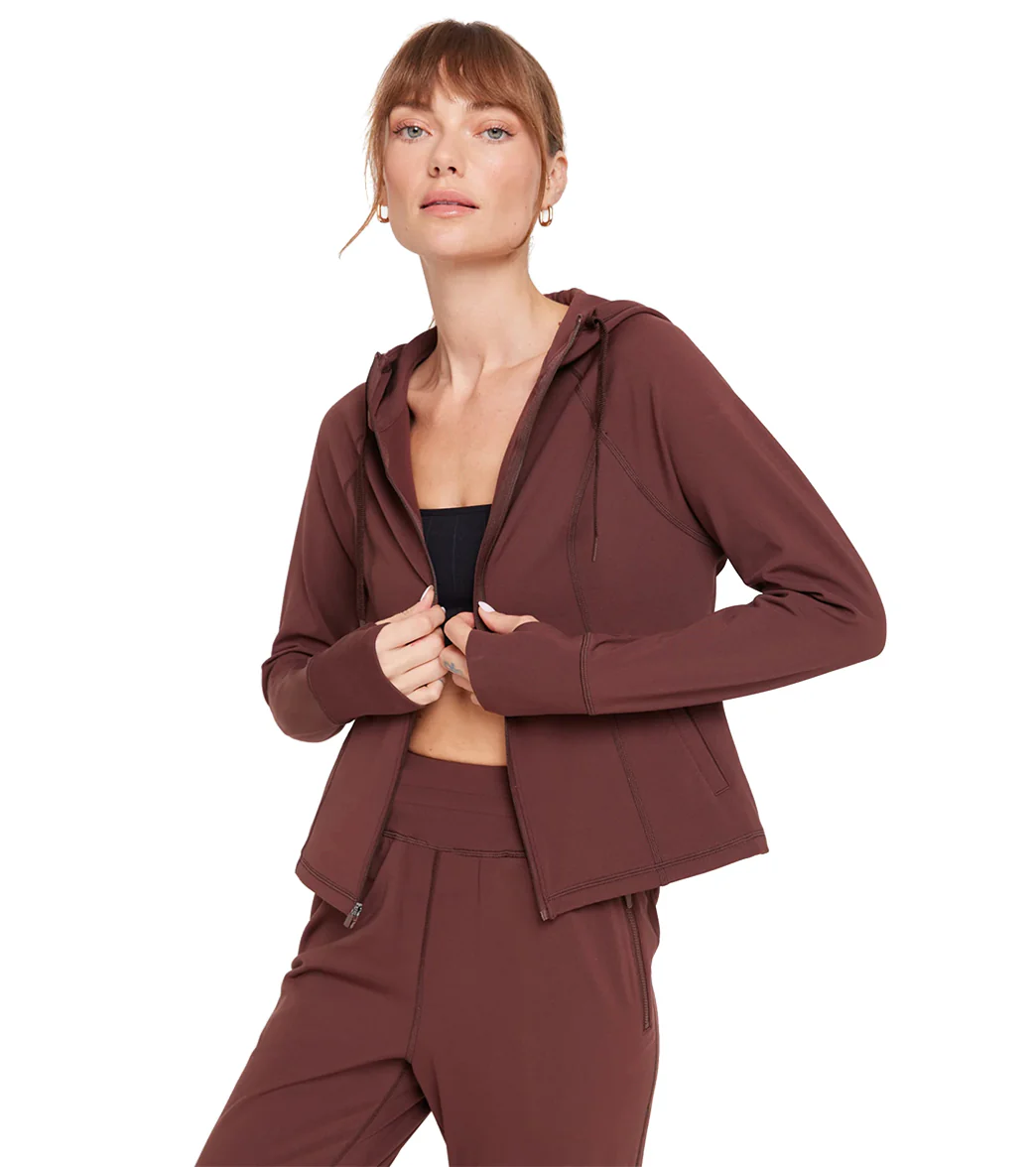 Spiritual Gangster Warm Core Zip Hood Jacket