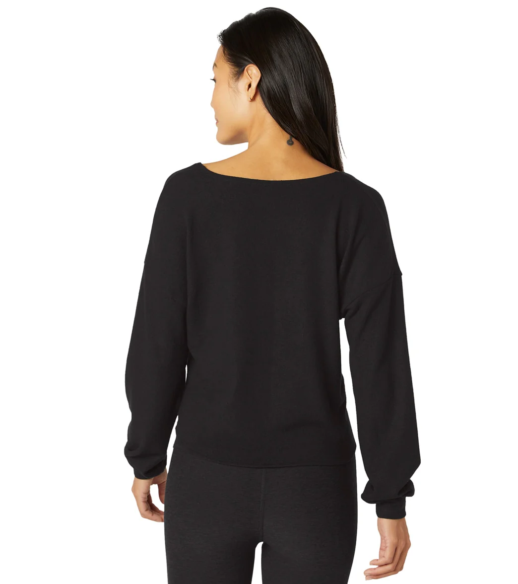 Beyond Yoga Twist Up Reversible Pullover