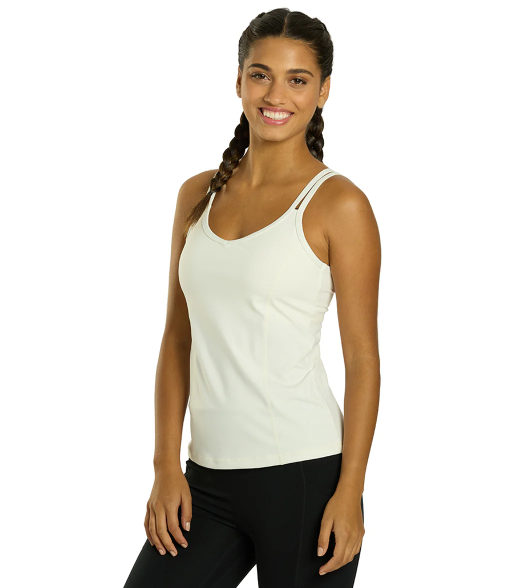 Everyday Yoga Radiant Solid Strappy Back Support Tank