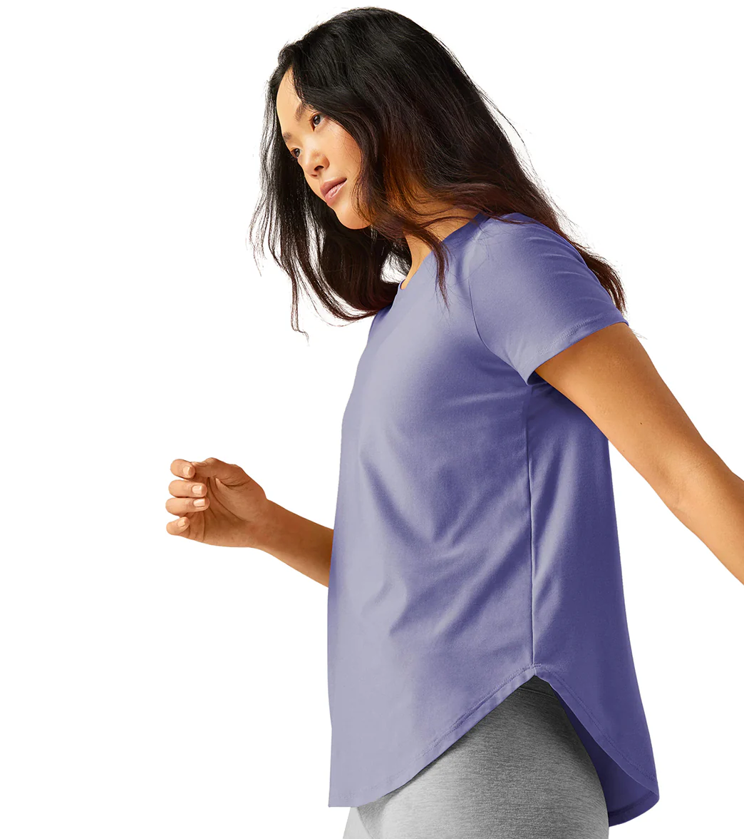Beyond Yoga Featherweight Spacedye On the Down Low Yoga Tee