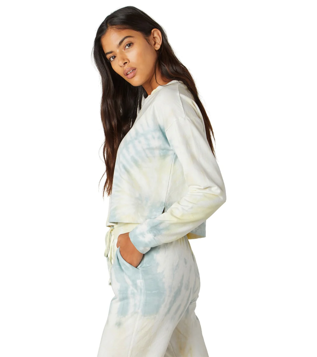Beyond Yoga Weekend Boxy Cropped Pullover