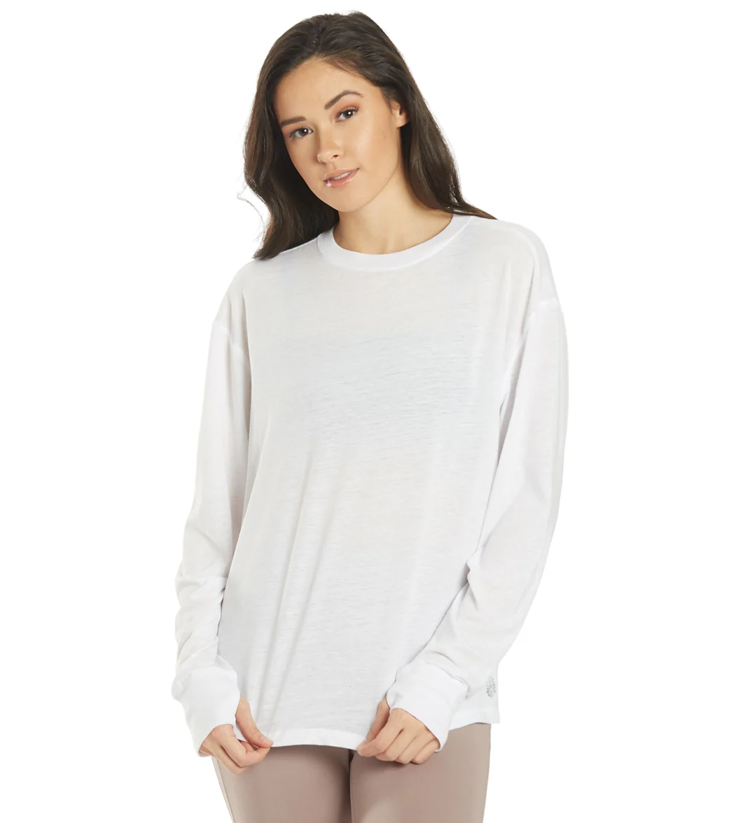 Free People Keep Rolling Long Sleeve Top