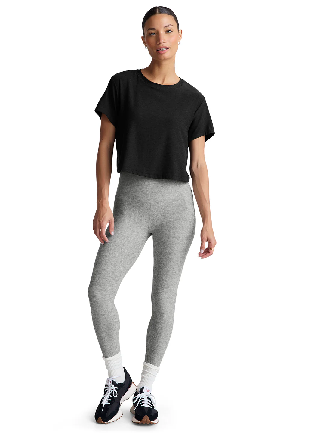 Beyond Yoga Featherweight Supreme Cropped Tee