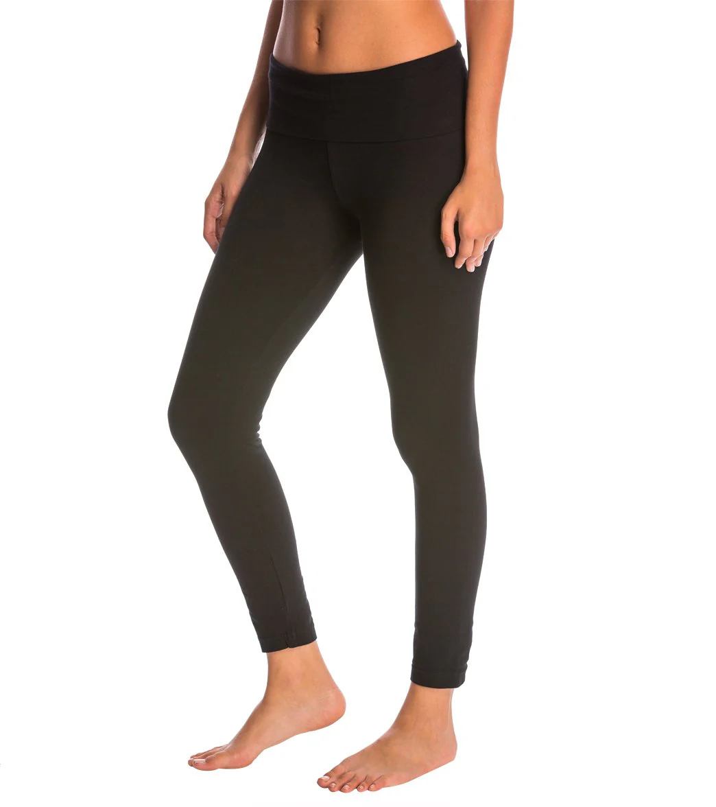 Hard Tail Contour Rolldown Cotton Yoga Leggings