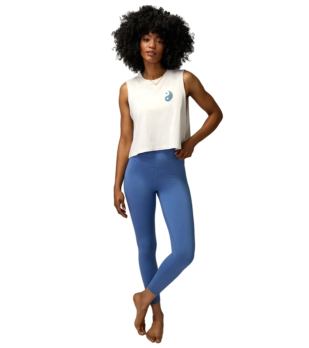 Spiritual Gangster Yin Yang Callie Crop Tank