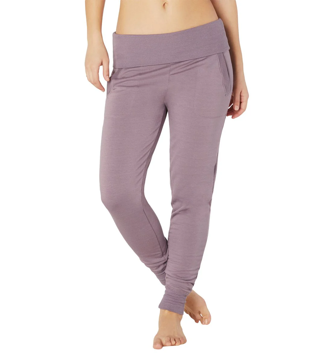 Beyond Yoga Cozy Fleece Foldover Long Sweatpant Joggers