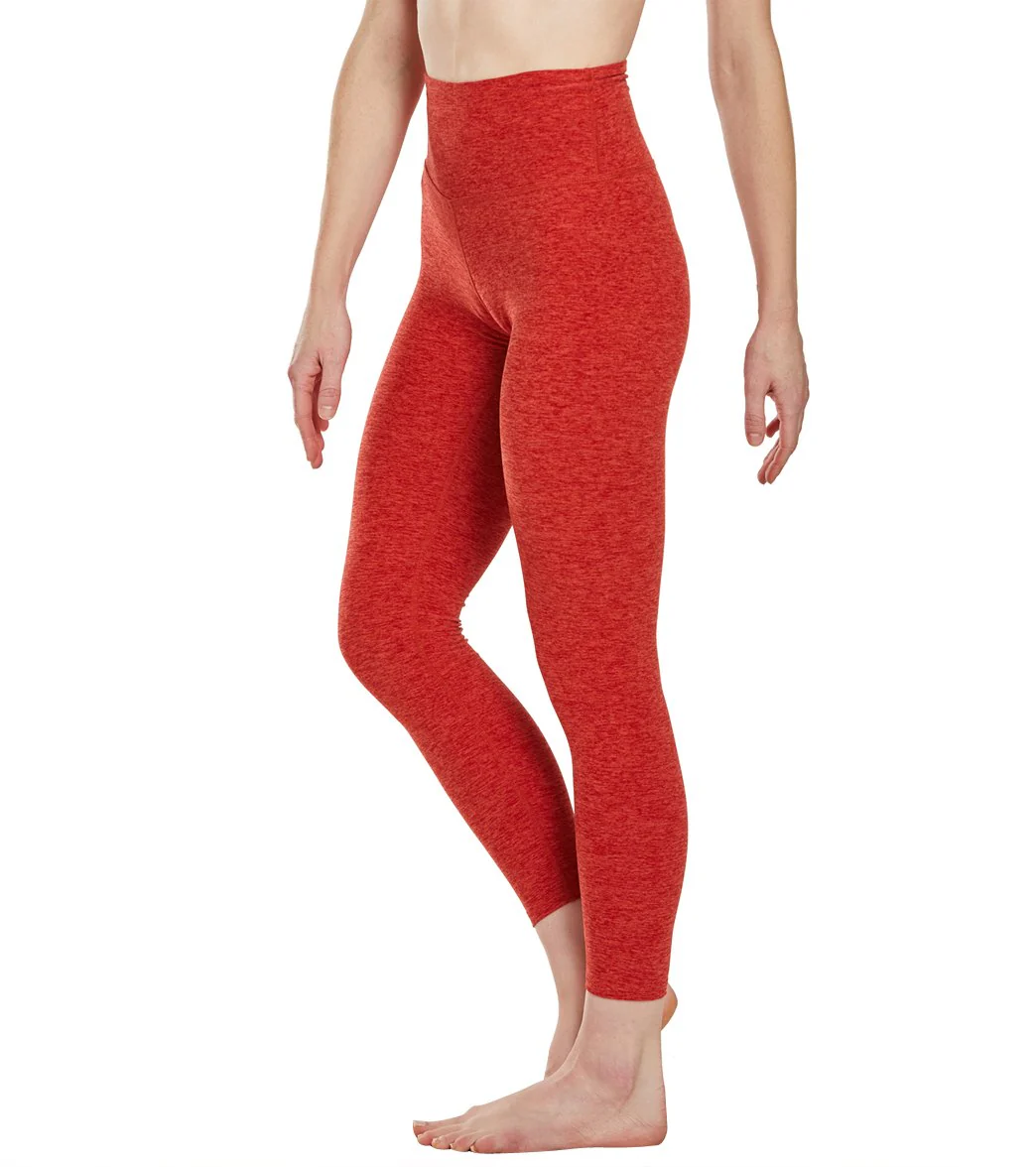 Beyond Yoga Spacedye High Waisted Caught In The Midi 7/8 Yoga Leggings Scarlet Sun Sienna