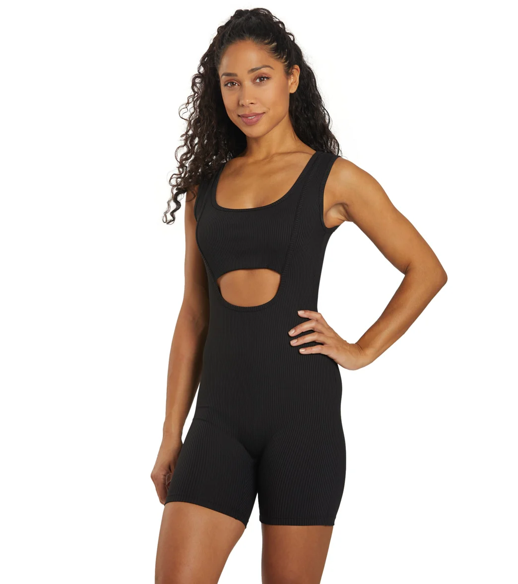 Year of Ours Ribbed Biker Onesie