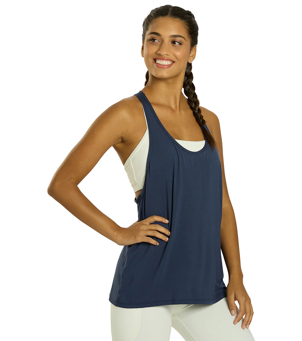 Everyday Yoga Motion Solid Racer Back Layering Tank