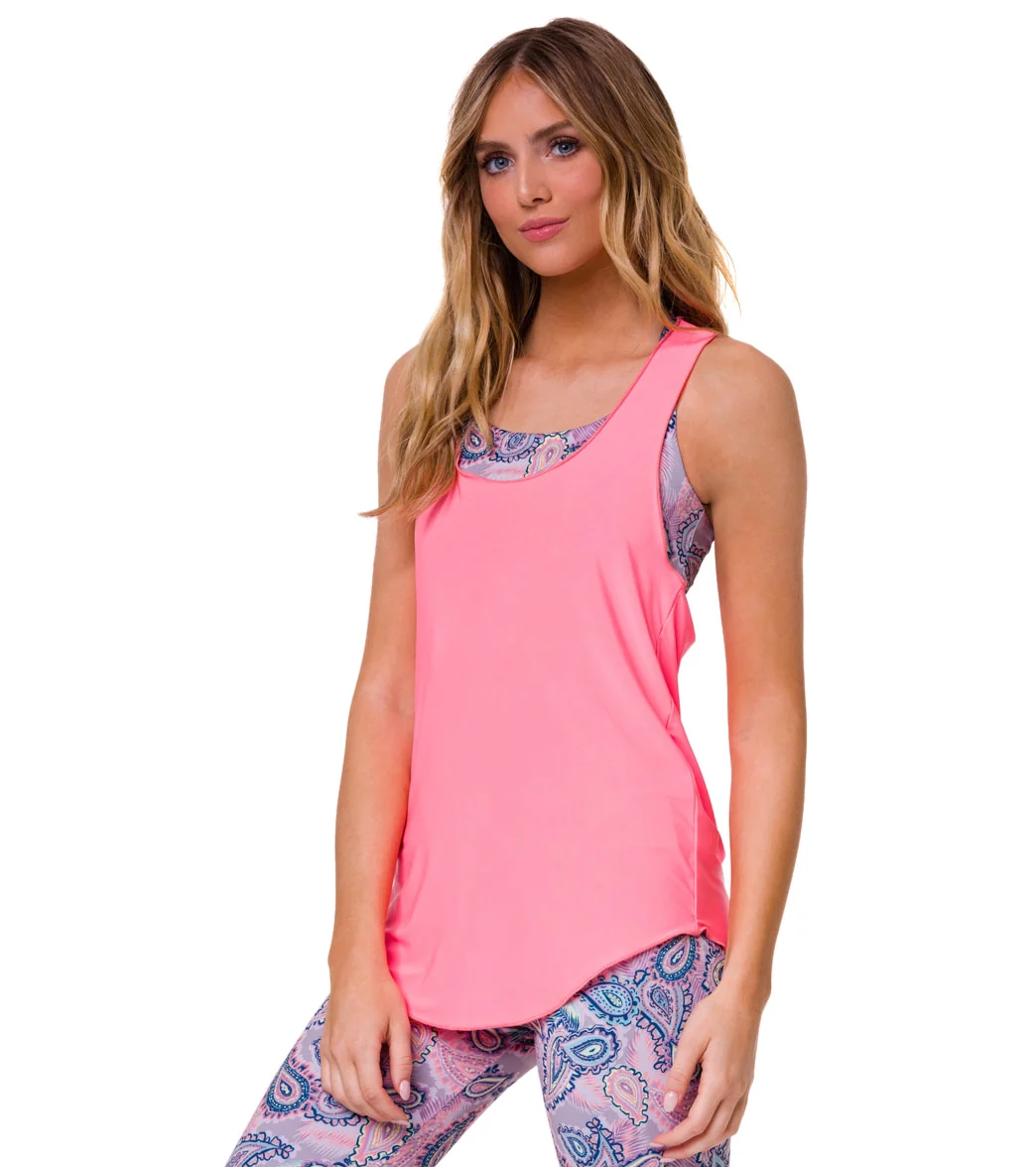 Onzie Lightweight Glossy Flow Yoga Tank Top