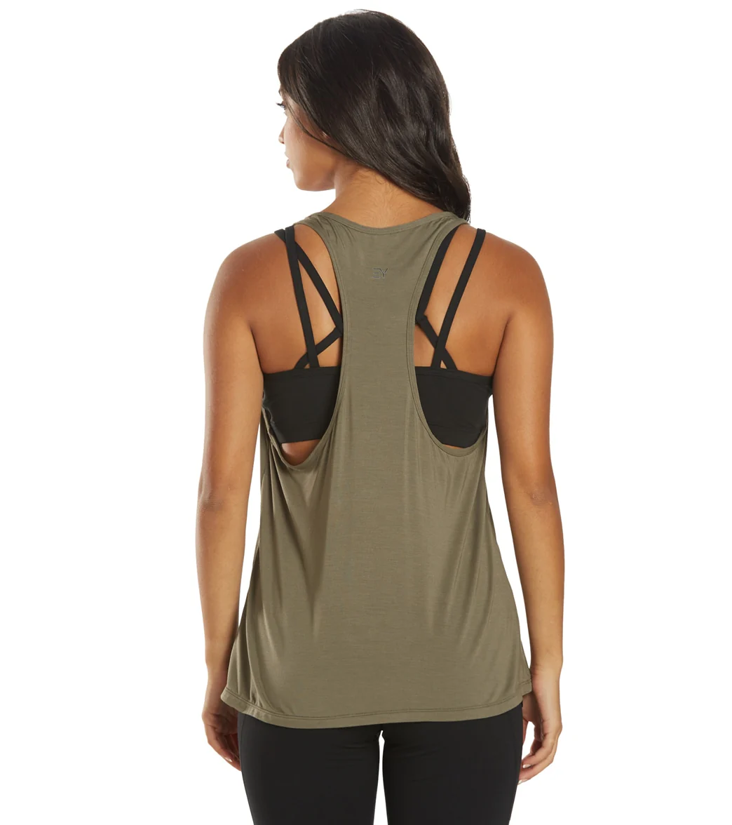 Everyday Yoga Motion Solid Racer Back Layering Tank