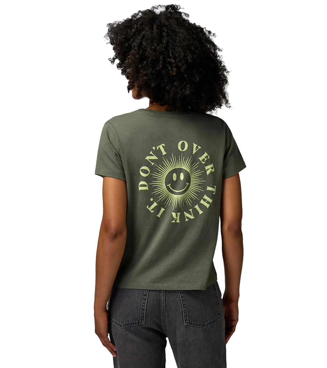 Spiritual Gangster Smiley Lila Tee