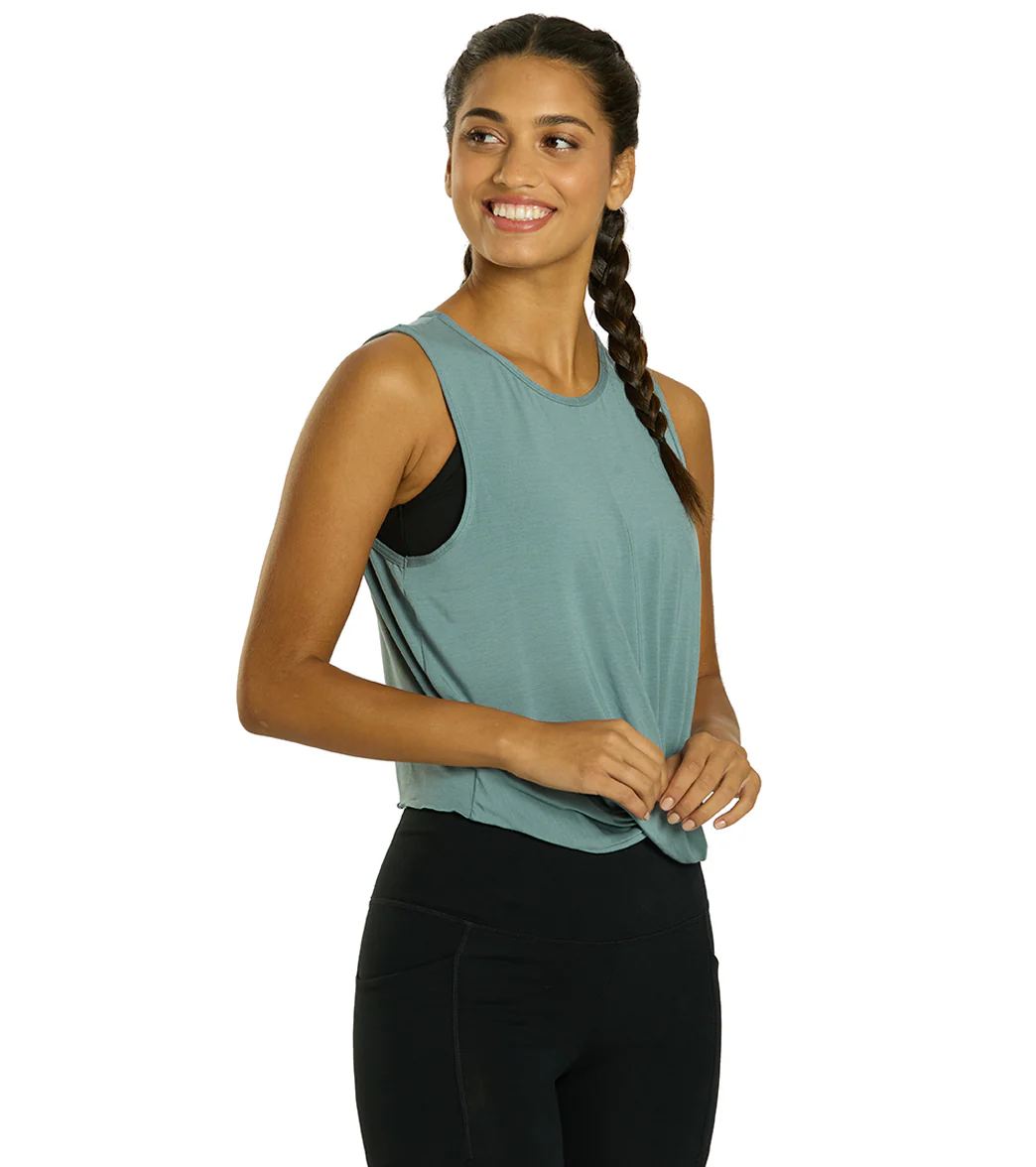 Everyday Yoga Twisted Layering Crop Tank