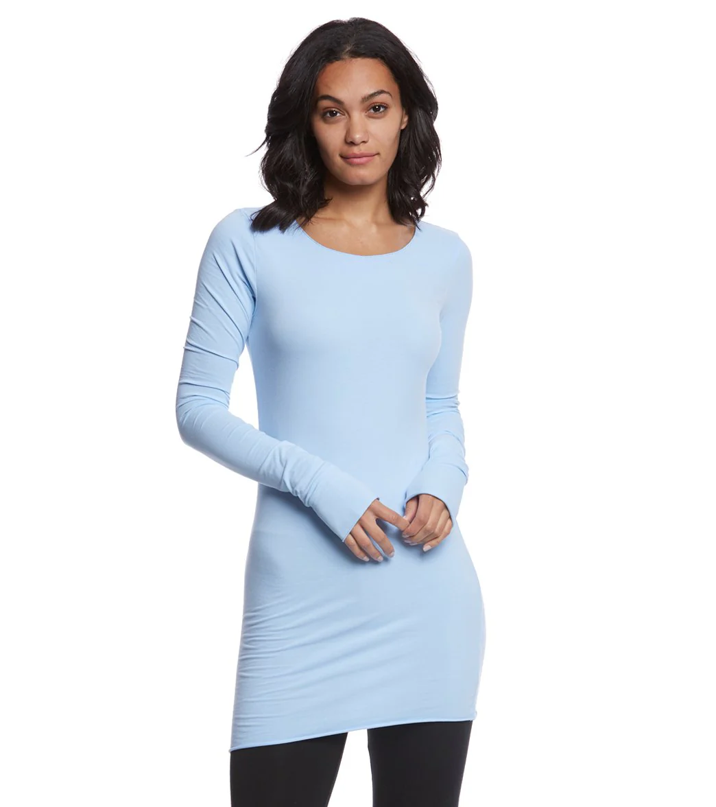 Hard Tail Long Sleeve Skinny Yoga Tee