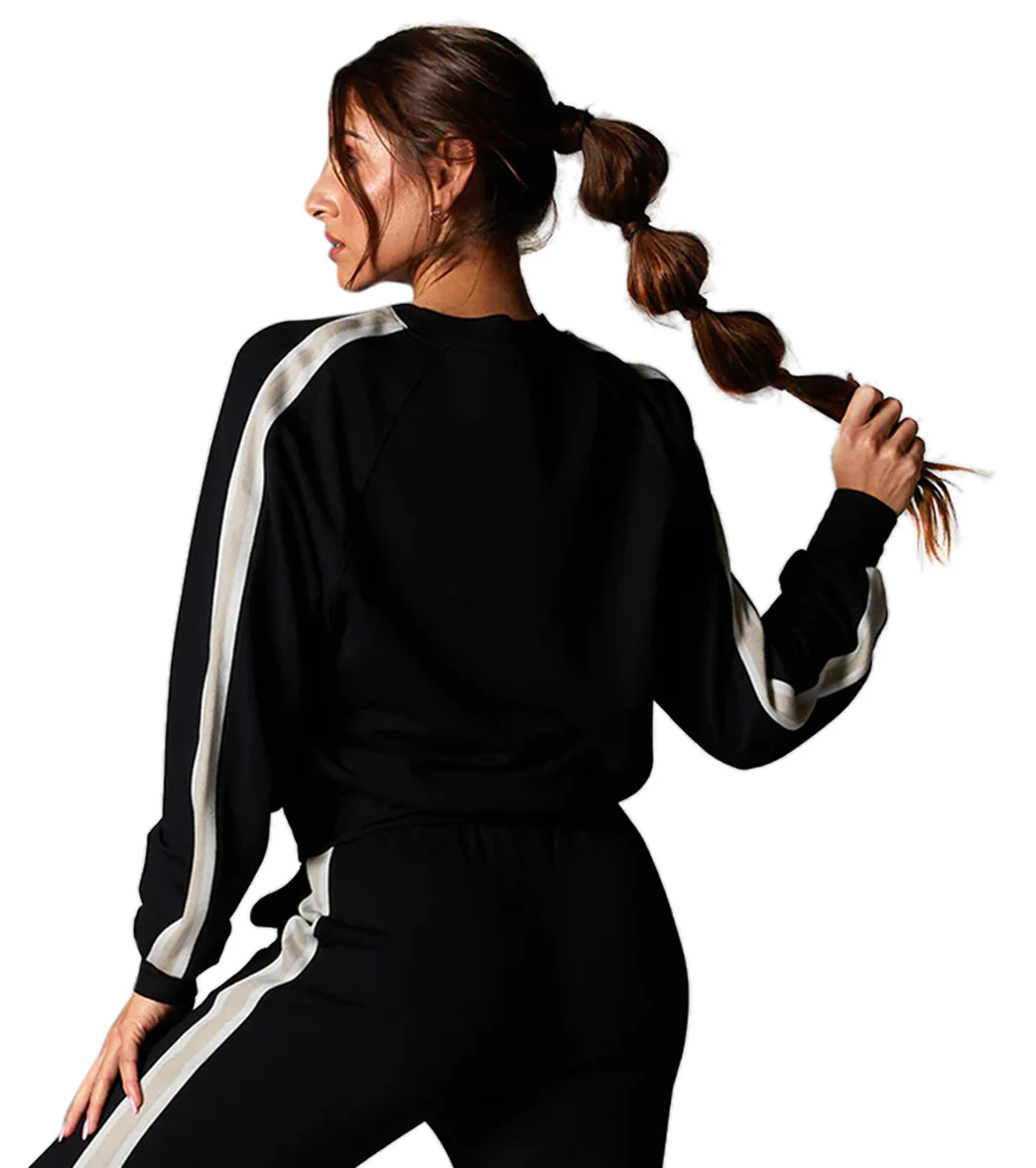 Tavi Ease Crew Stripe Sweatshirt