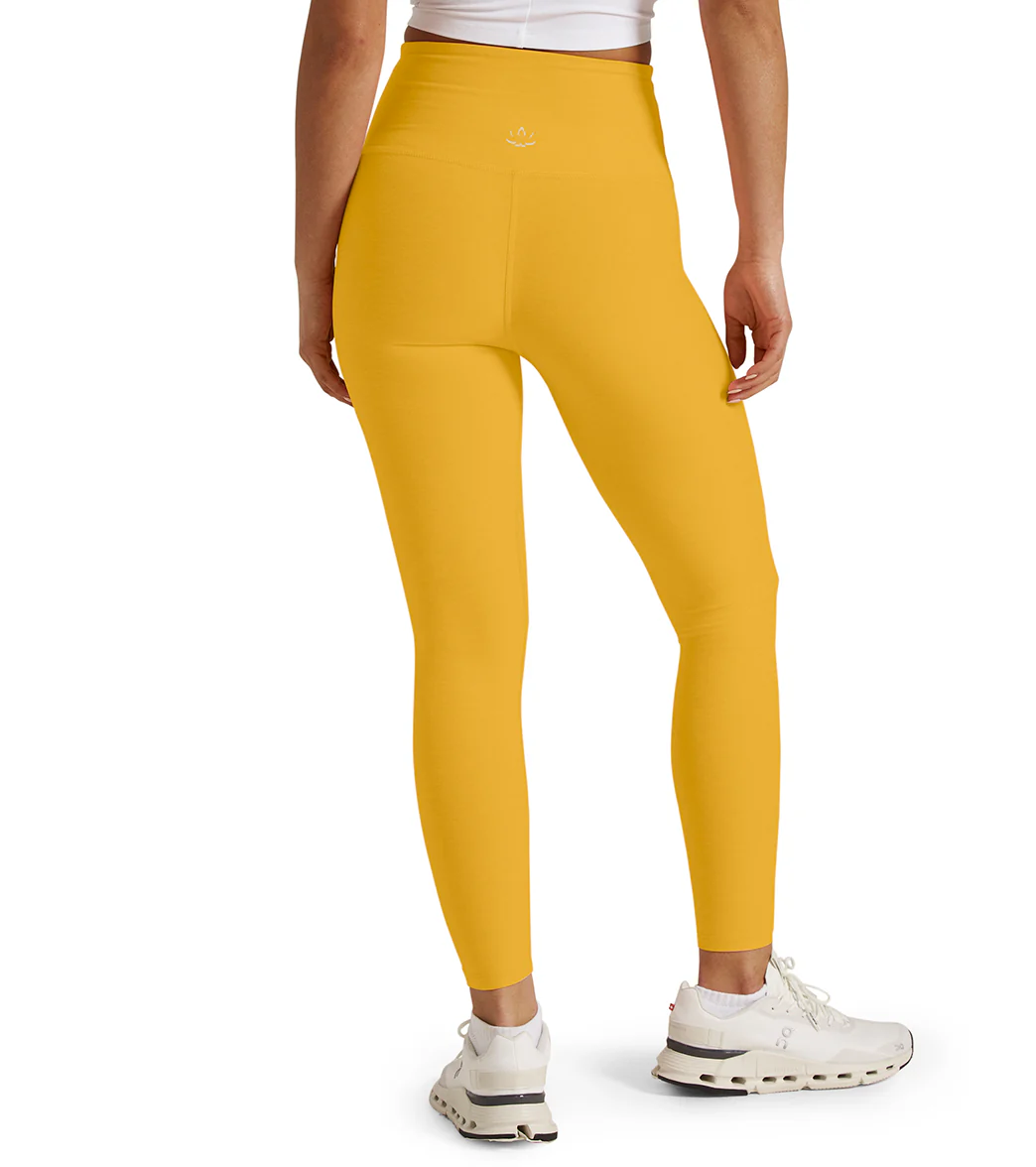 Beyond Yoga Spacedye High Waisted Caught In The Midi 7/8 Yoga Leggings Sunflower Heather