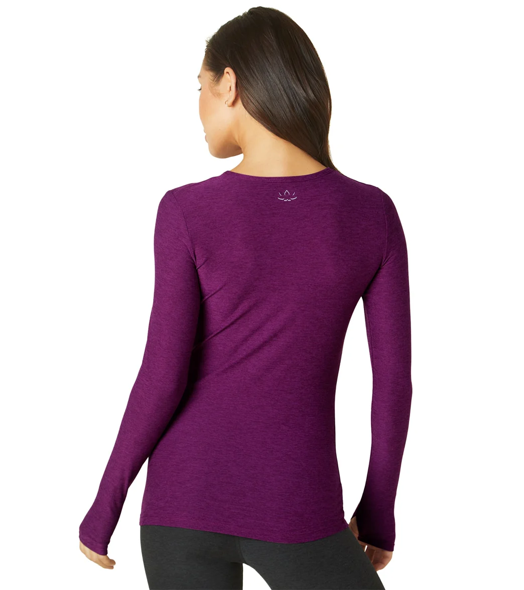 Beyond Yoga Featherweight Spacedye Classic Crew Pullover
