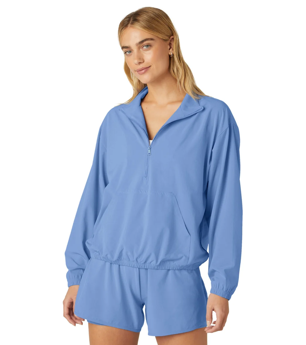 Beyond Yoga In Stride Half Zip Pullover