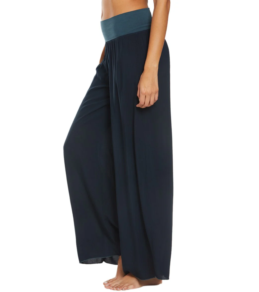 Hard Tail Flat Waist Wide Leg Yoga Pants