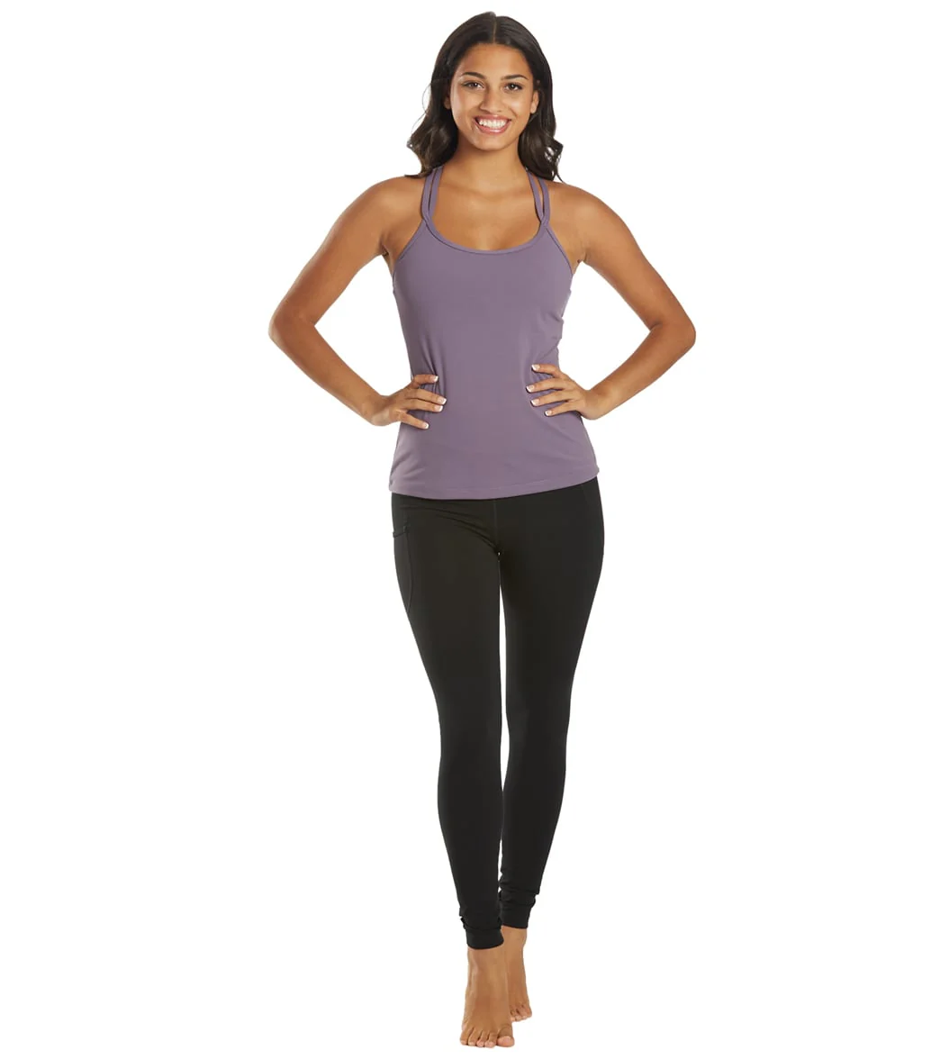Everyday Yoga Bliss Solid Double Strap Support Tank