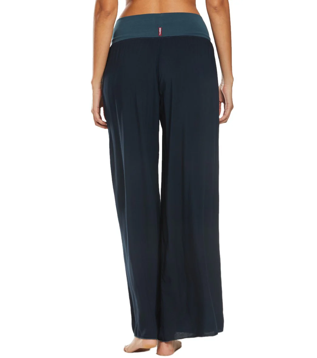 Hard Tail Flat Waist Wide Leg Yoga Pants